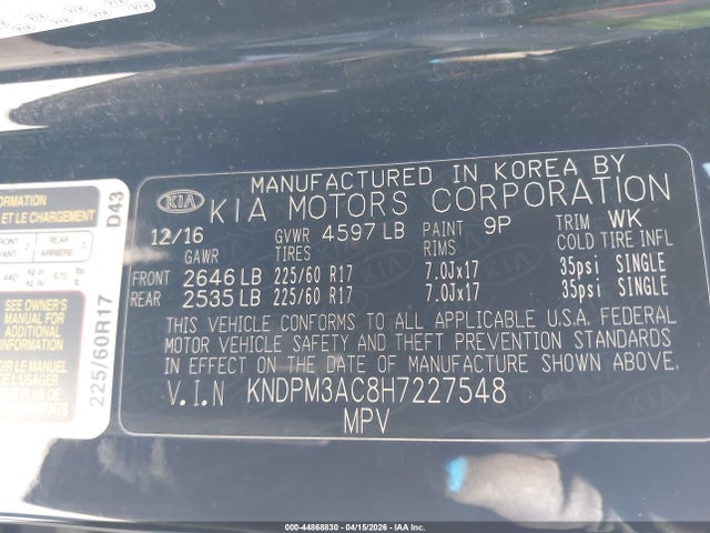 Kia Sportage Lx