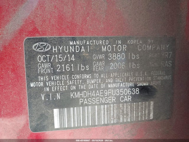 Hyundai ELANTRA Se