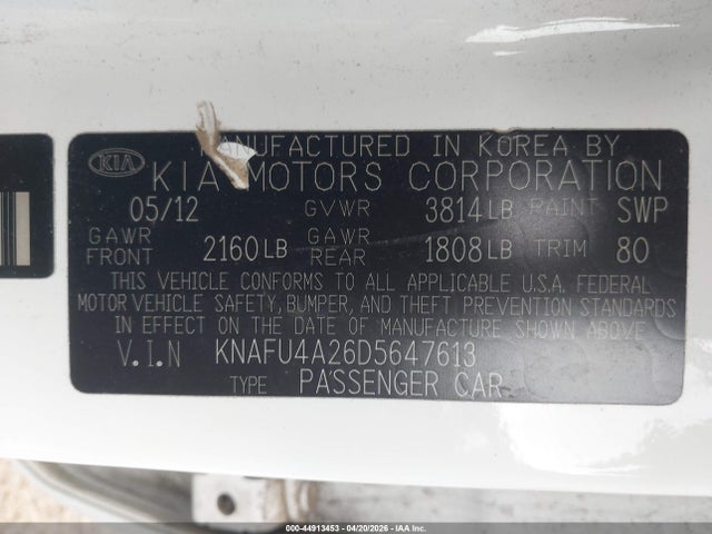 Kia Forte Ex