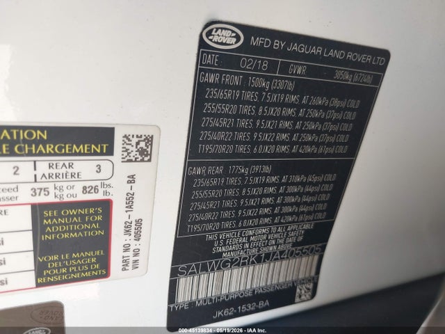 Land Rover Range Rover Sport Se Td6