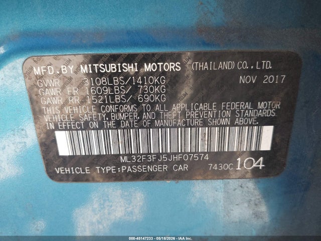 Mitsubishi Mirage Es