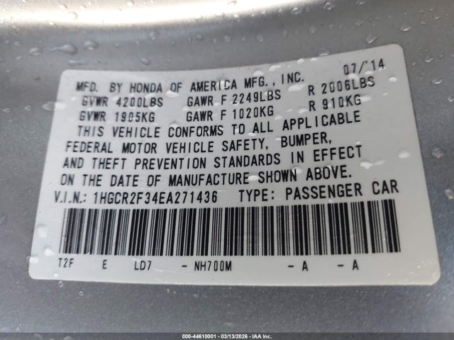 Honda Accord Lx