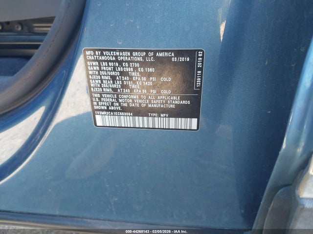 Volkswagen Atlas 3.6l V6 Sel