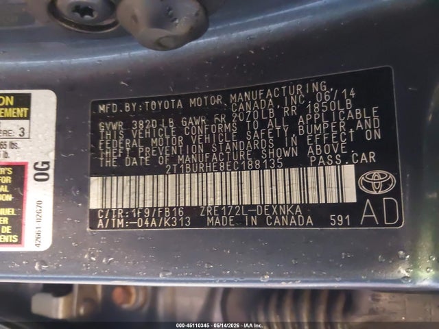 Toyota Corolla Le