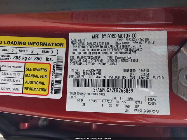 Ford Fusion S