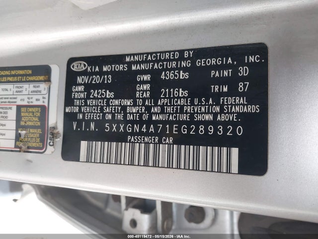 Kia Optima Ex