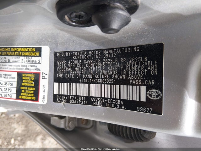 Toyota Camry Xle