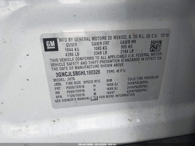 Chevrolet Trax Lt