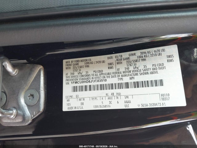 Ford Escape Sel