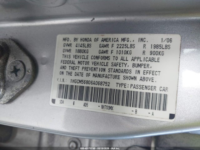 Honda Accord 2.4 Ex