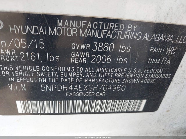 Hyundai ELANTRA Se
