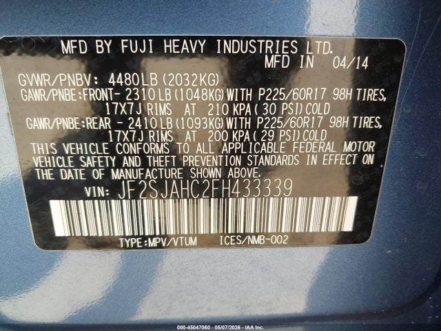 Subaru Forester 2.5i Limited