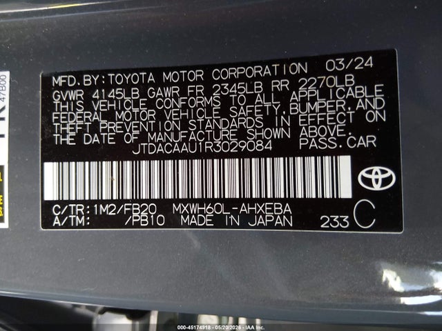 Toyota Prius Le