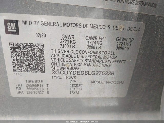 Chevrolet Silverado 1500 4wd  Short Bed Lt
