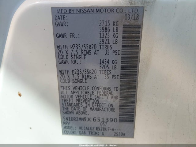 Nissan Pathfinder Sl