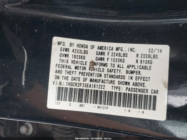 Honda Accord Lx