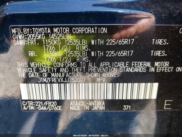 Toyota RAV4 Le