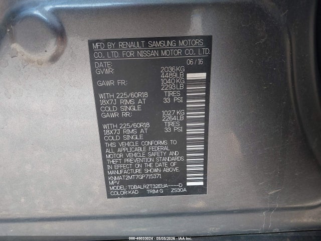 Nissan Rogue Sl