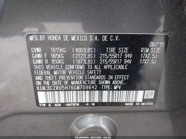 Honda HR-V Ex-l