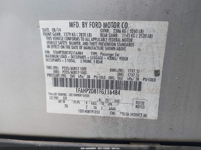 Ford Taurus Se