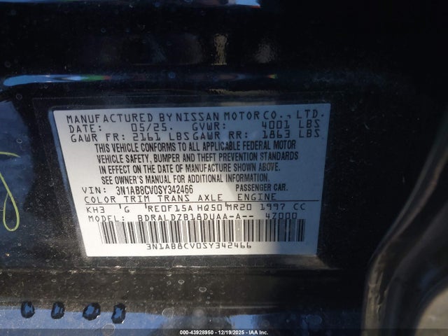 Nissan Sentra Sv