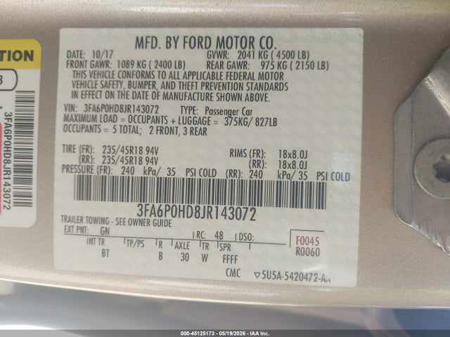 Ford Fusion Se