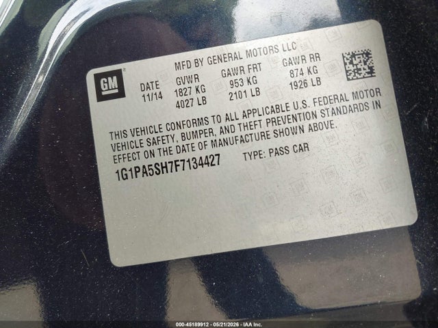Chevrolet Cruze Ls Auto