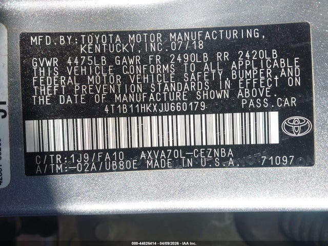 Toyota Camry Le
