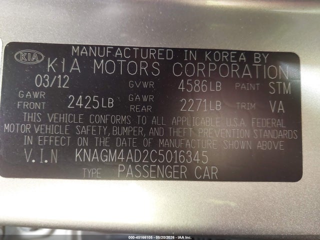 Kia Optima Ex