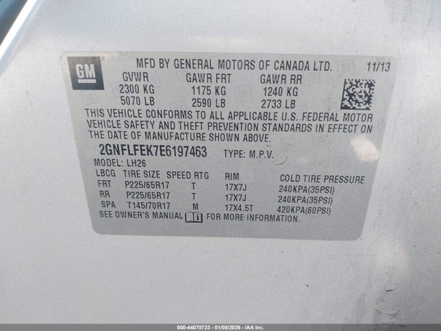 Chevrolet Equinox 1lt