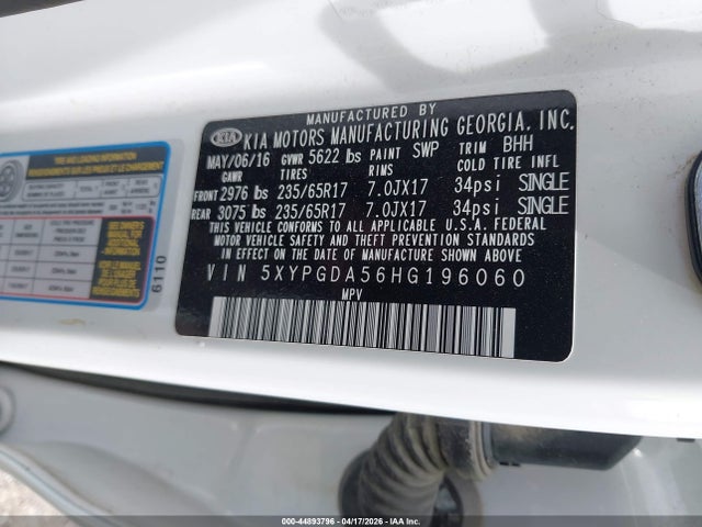 Kia Sorento 3.3l Lx