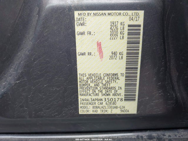 Nissan Altima 2.5 Sr