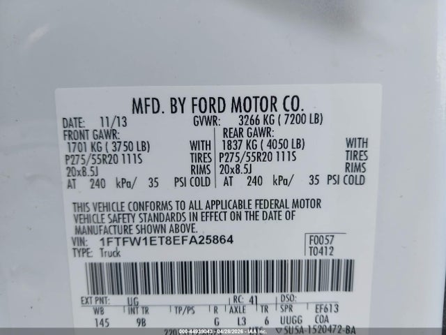 Ford F-150 Platinum