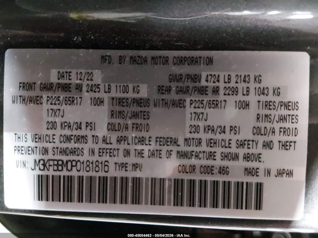 Mazda Cx 2.5 S Select