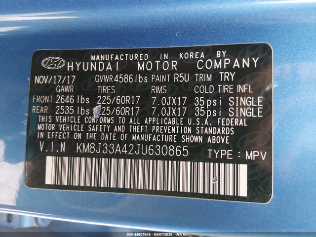 Hyundai TUCSON Sel Plus