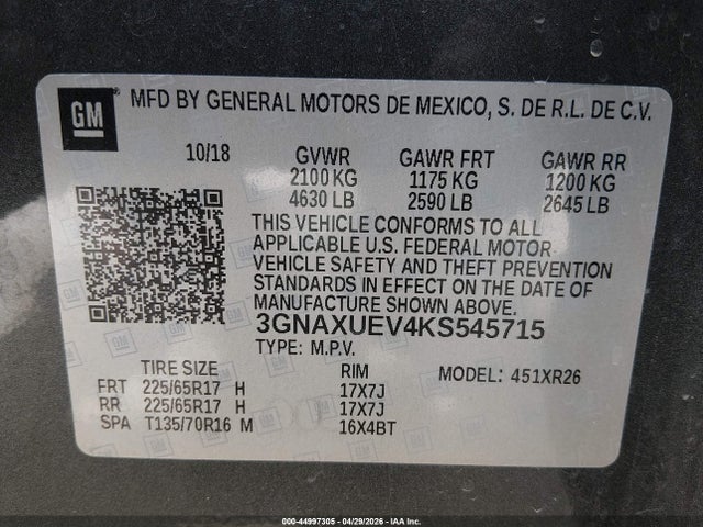 Chevrolet Equinox Lt