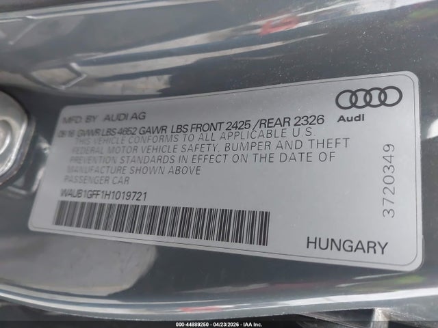 Audi S3 2.0t Premium Plus