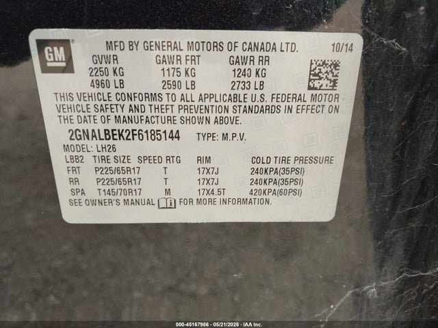 Chevrolet Equinox 1lt