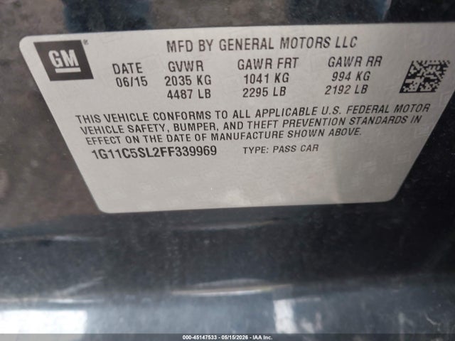 Chevrolet Malibu 1lt