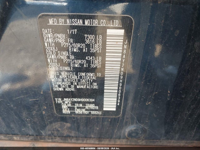 Nissan Armada Sl