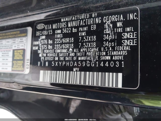 Kia Sorento 3.3l Ex