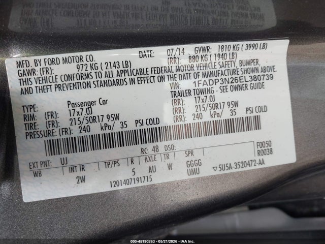 Ford Focus Titanium