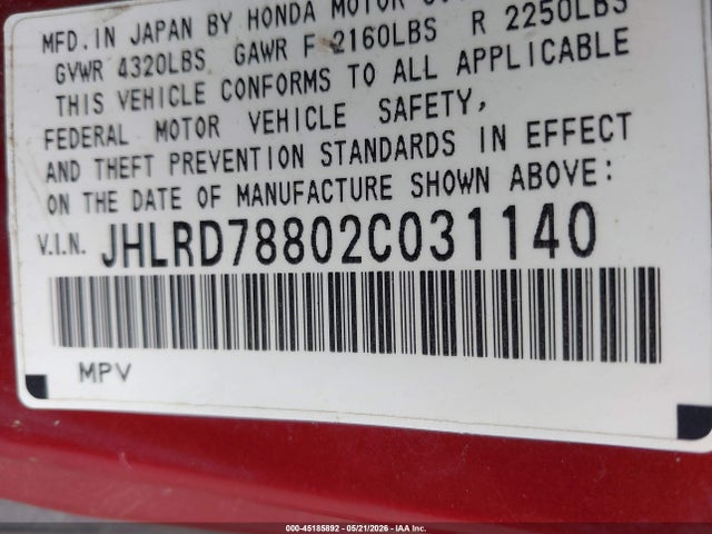 Honda CR-V Ex
