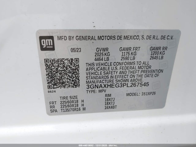 Chevrolet Equinox Fwd Ls