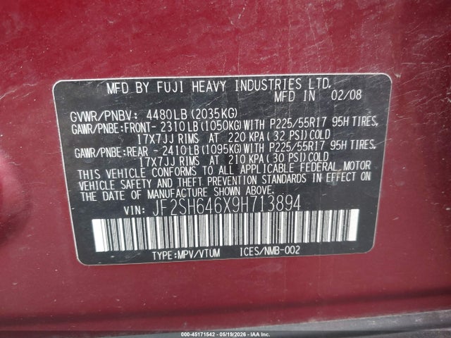 Subaru Forester 2.5x Limited