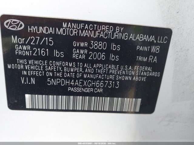 Hyundai ELANTRA Se