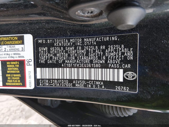 Toyota Camry Le