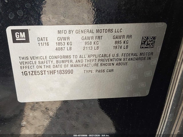 Chevrolet Malibu 1lt