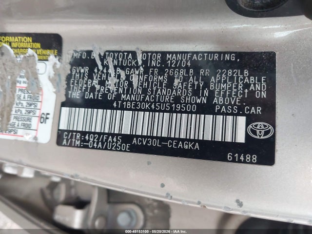 Toyota Camry Xle