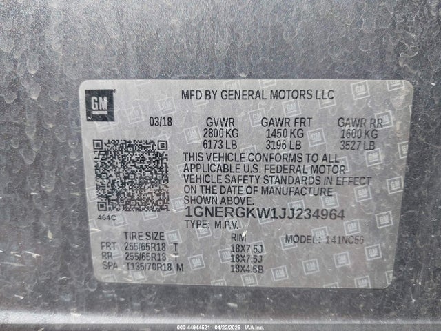 Chevrolet Traverse 1lt